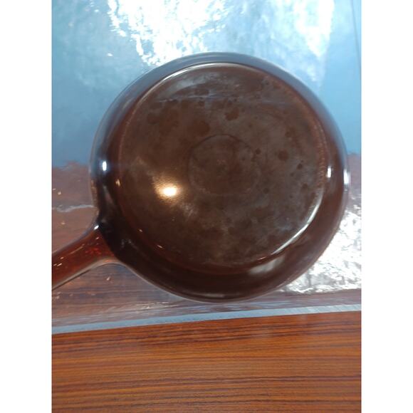 Vision Corning Ware Cranberry 9" Skillet Fry Pan Non Stick Vintage Glass No Lid - Picture 4 of 8